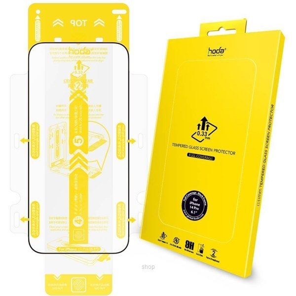 309866_1-1.jpg HODA 0.33mm Full Coverage Tempered Glass Screen Protector for iPhone