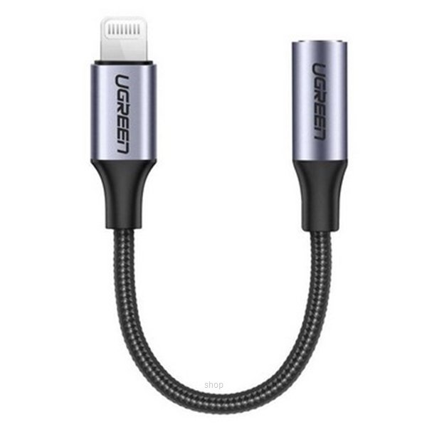 314937_1-1.jpg Ugreen Lightning M/F Round Cable Aluminum Shell 10cm with Braided