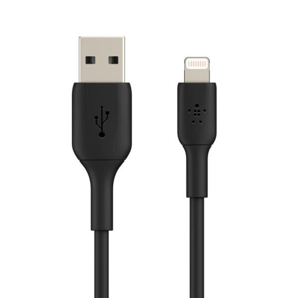 366907d9568b866e_CAA001BT0M-BLK_BoostCharge_USB-A_to_LtgCable_Gallery_Shot_01_WEB.jpg Belkin BOOST CHARGE Lightning to USB A Cable