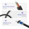 5_1732771356.jpg Ugreen Lightning M/F Round Cable Aluminum Shell 10cm with Braided