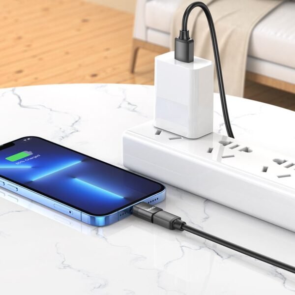 hoco-ua17-for-lightning-male-to-type-c-female-usb2-adapter-charging.jpg Hoco UA17 iP Male To Type C Female USB 2.0 Adapter