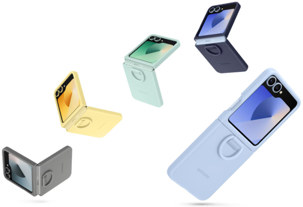 Samsung Galaxy Z Flip6 Silicone Cover with Ring