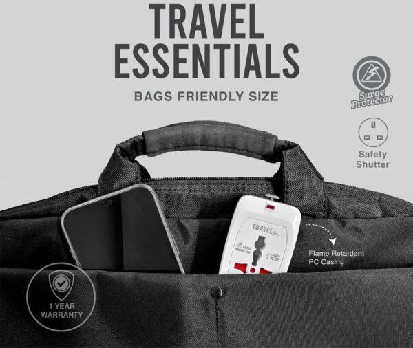 Soundteoh Travel Adaptor with Dual USB White