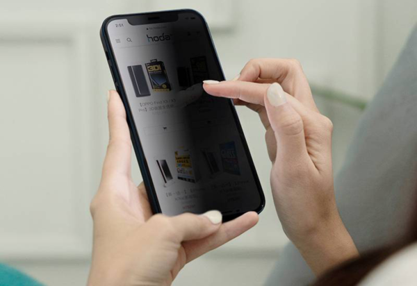HODA Anti Peeper (Privacy) Full Coverage Tempered Glass Screen Protector